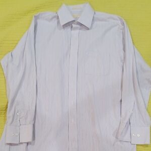 MICHAEL Michael Kors Light Purple Stripy Dress Shirt